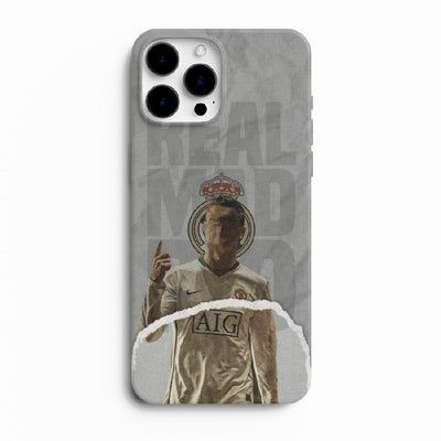 White Legend – Ronaldo x Real Madrid Inspired Glass Phone Case